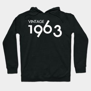 Vintage 1963 Gift 57th Birthday Party Hoodie